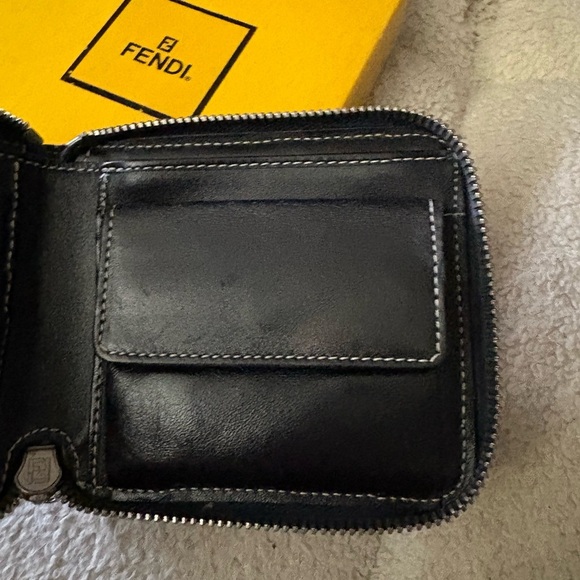 Fendi Blue and Tan Wallet - Picture 7 of 12